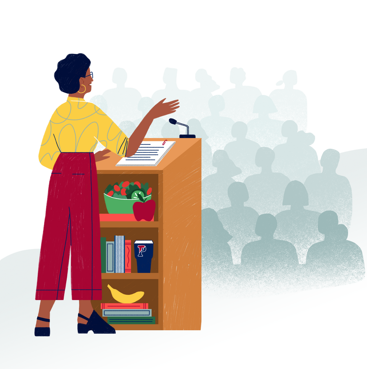 Faculty in classroom