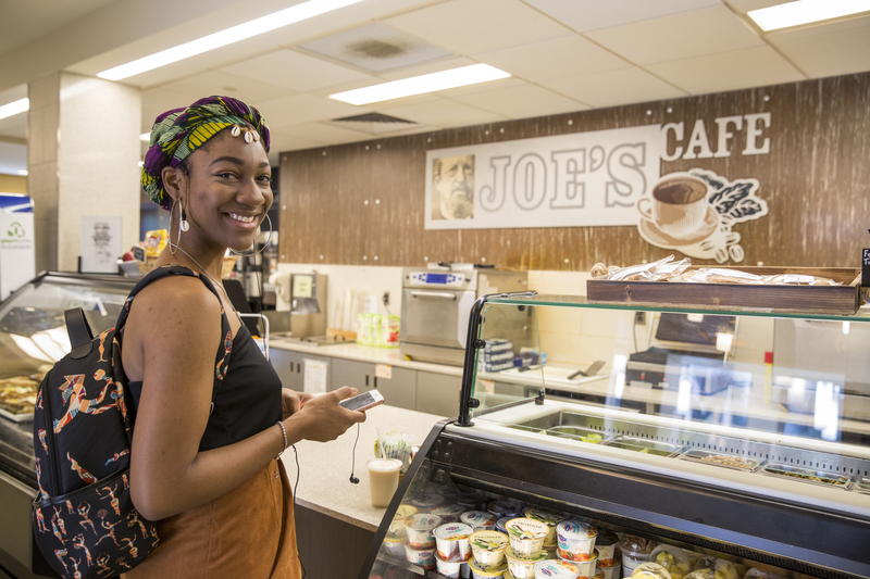 Student at Joe's Cafe