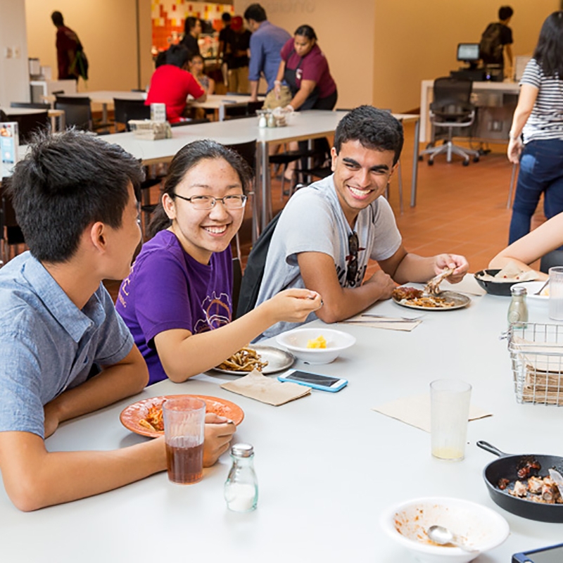 Students at Hill house